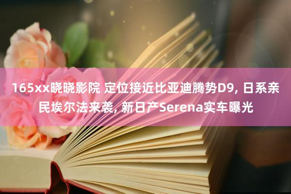 165xx晓晓影院 定位接近比亚迪腾势D9， 日系亲民埃尔法来袭， 新日产Serena实车曝光