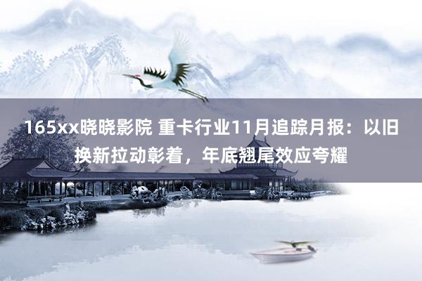 165xx晓晓影院 重卡行业11月追踪月报：以旧换新拉动彰着，年底翘尾效应夸耀