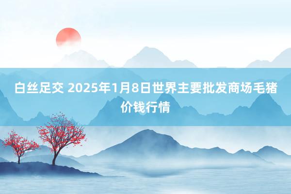 白丝足交 2025年1月8日世界主要批发商场毛猪价钱行情