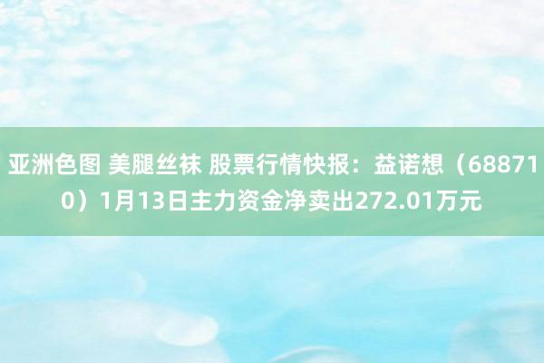 亚洲色图 美腿丝袜 股票行情快报：益诺想（688710）1月13日主力资金净卖出272.01万元